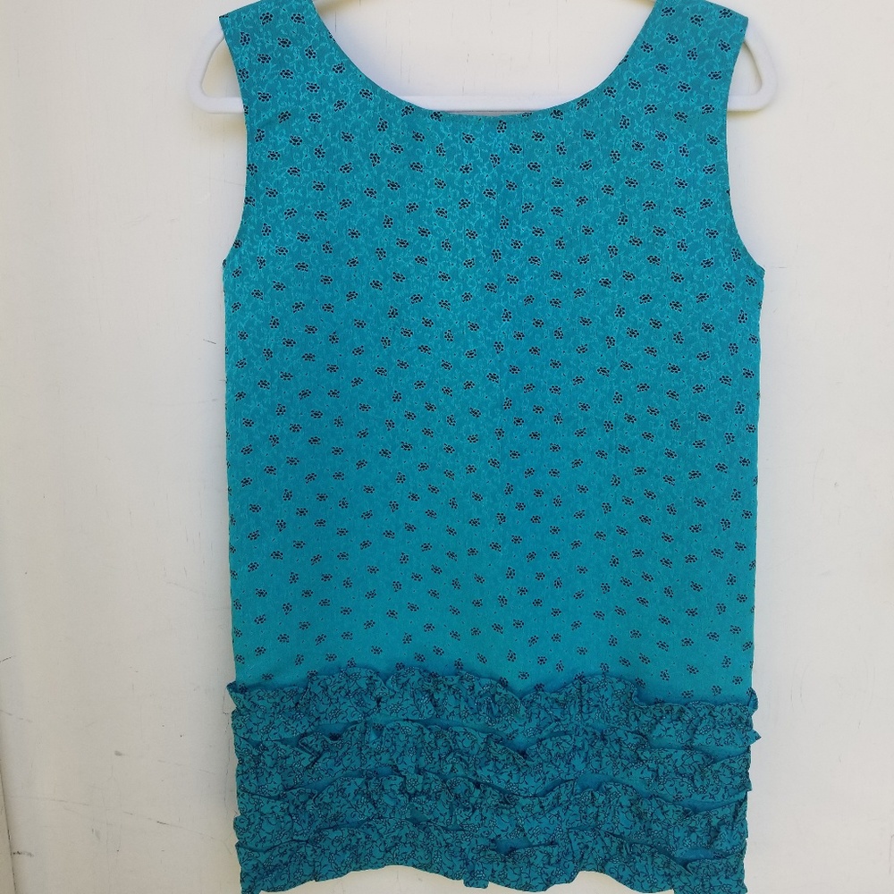 Kenny Ruffle Mini Dress silk size Xs